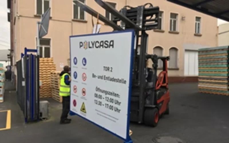 Werbeschilder aus Alu Dibond